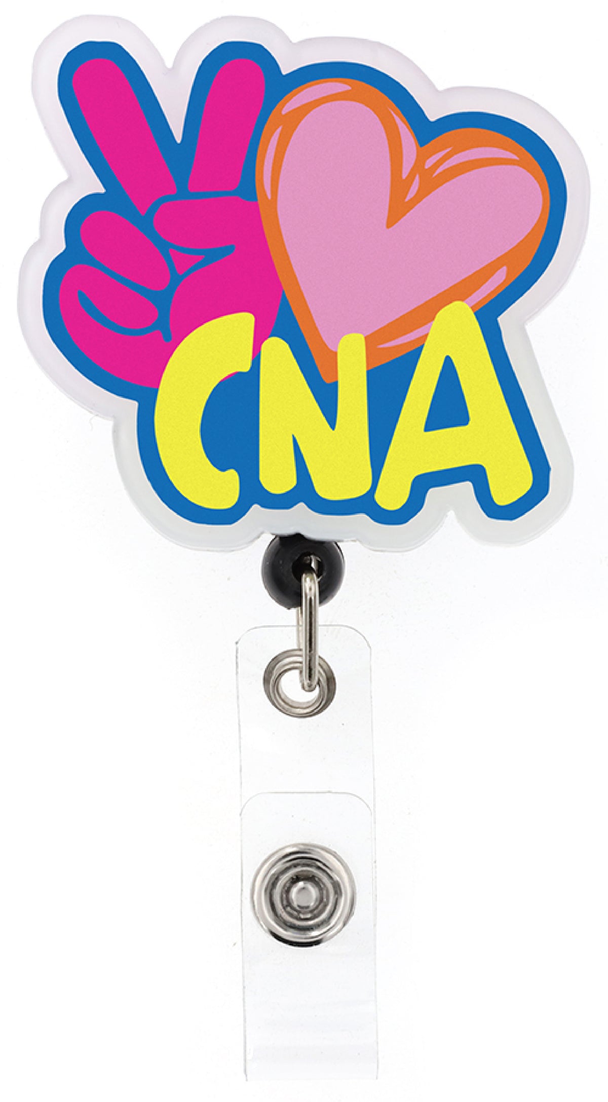 Peace and Love CNA Badge Reel