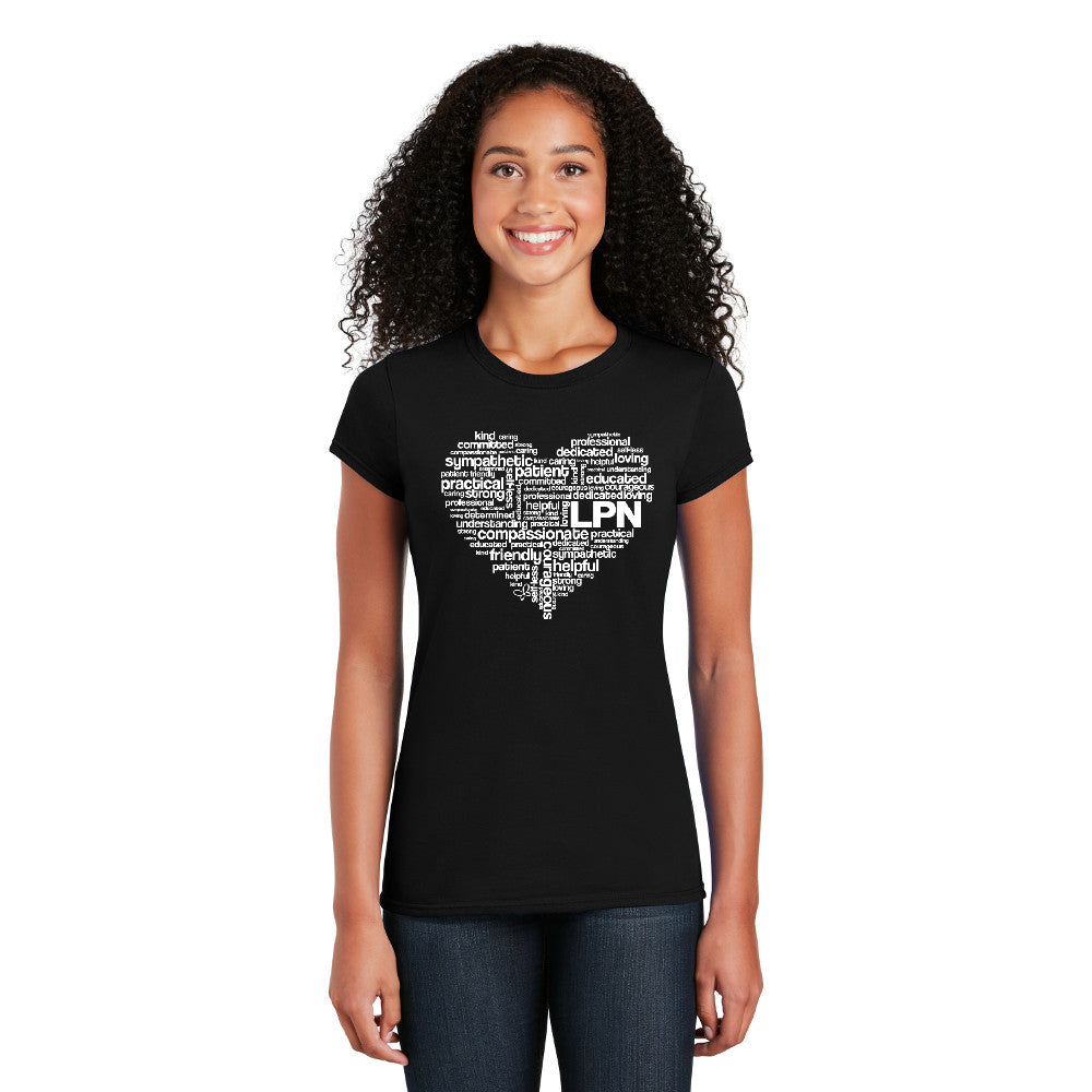 LPN Heart T Shirt